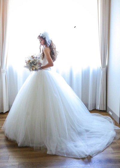 花嫁様の中で大変人気のドレス「VERA WANG」のリサイズ