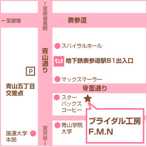 ブライダル工房FMN地図